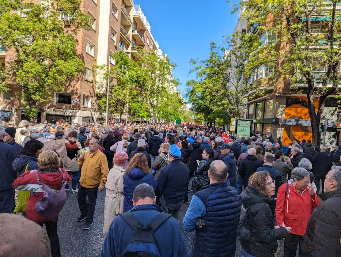 Socialist Party demonstration in Madrid, Saturday, 27 March, Source: Photo by Alistair Scrutton